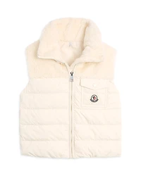 Moncler Unisex Jeromy Teddy Down Puffer Vest - Big Kid