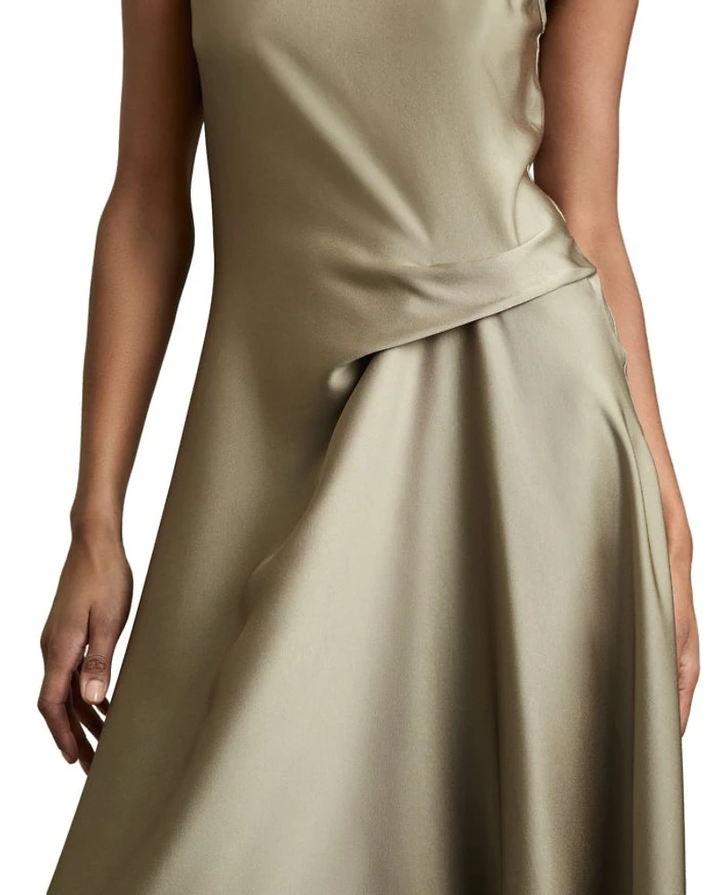 Micah Draped Occasion Dress