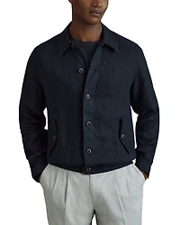Oversized Fit Cadiz Linen Overshirt