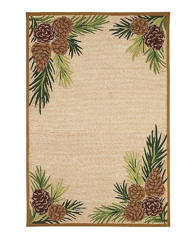 Liora Manne Ravella Forest Border Area Rug, 8'3 x 11'6