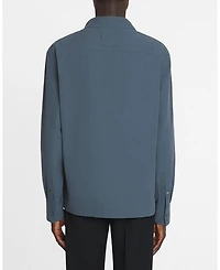 Fluid Cotton Ascot Collar Top