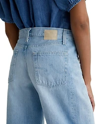 Hattie Crop High Rise Barrel Leg Jeans Sunrise