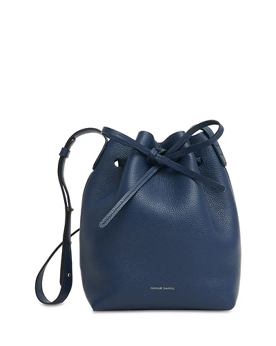 Mini Leather Bucket Bag