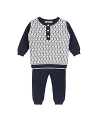 Feltman Brothers Boys' Diamond Jacquard Knit Set - Baby, Little Kid