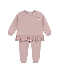 Feltman Brothers Girls' Pleated Trim Knit Set - Baby, Little Kid
