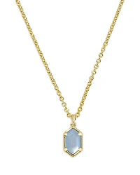 Kendra Scott Hallie Mother Of Pearl Pendant Necklace