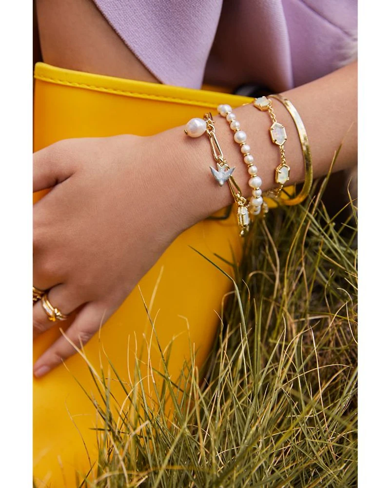 Melody Mixed Stone Charm Bracelet