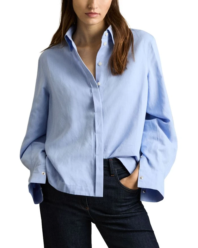 Popper Back Shirt