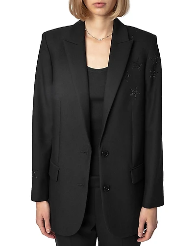 Zadig & Voltaire Viva Strass Star Blazer