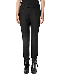 Zadig & Voltaire Prune Strass Star Pants