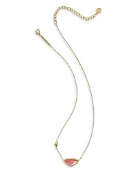 Margot Pink Shell Short Pendant Necklace, 16-18"