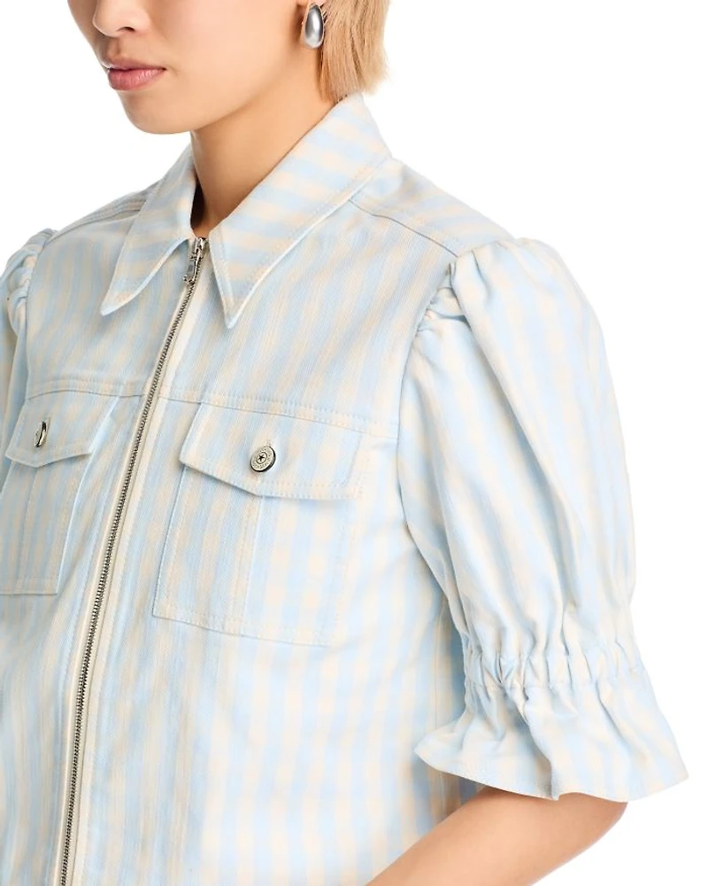 Gingham Denim Holly Jacket