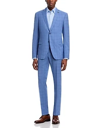 Star USA Plaid Slim Fit Suit Jacket