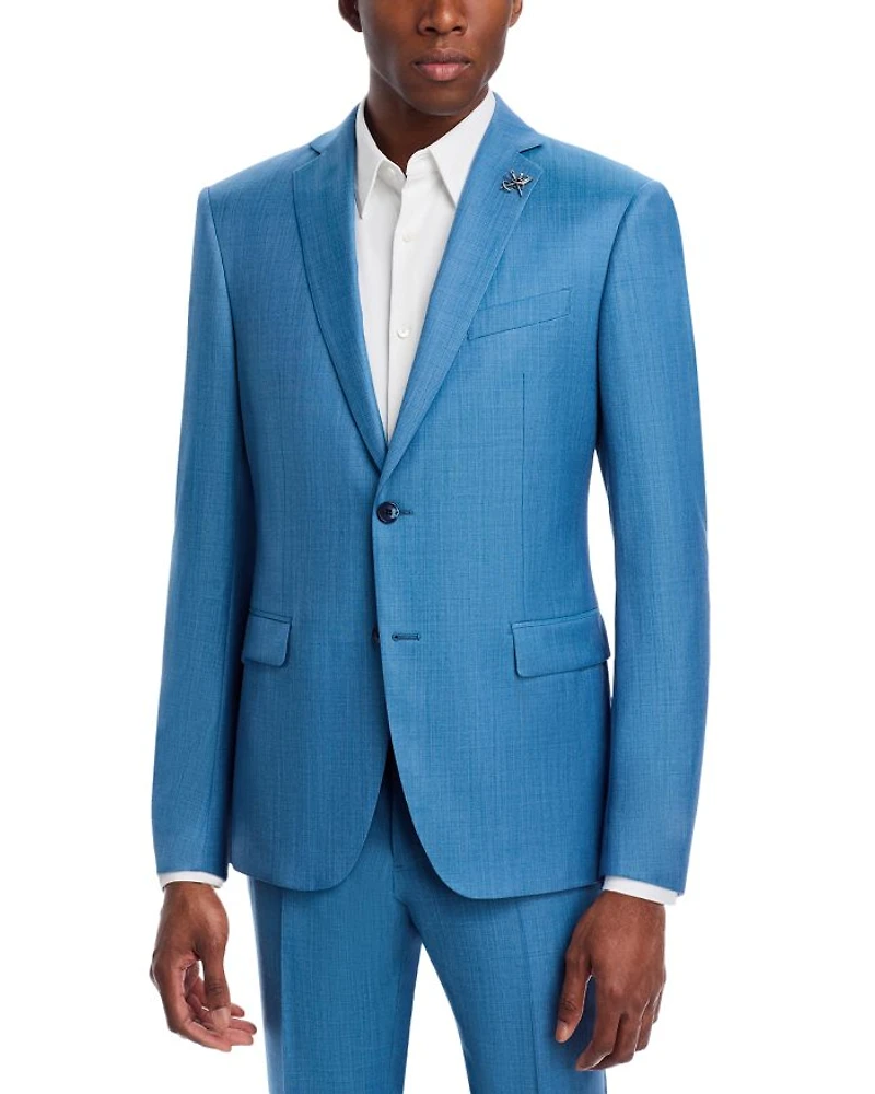 Sharkskin Slim Fit Suit Jacket