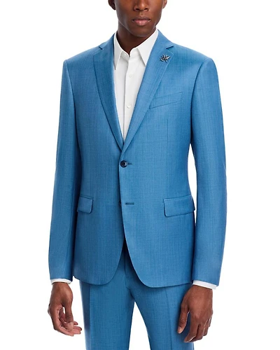 Sharkskin Slim Fit Suit Jacket