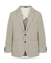 Slim Fit Dogtooth Check Blazer