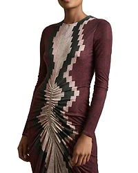 Petite Georgia Ruched Jersey Dress