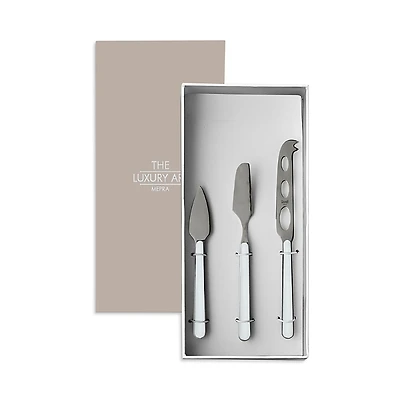 Mepra Fantasia Light Blue 3 Piece Cheese Knife Set