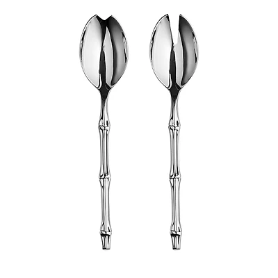 Mepra Bali Mirror 2 Piece Salad Serving Set