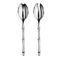 Mepra Bali Mirror 2 Piece Salad Serving Set