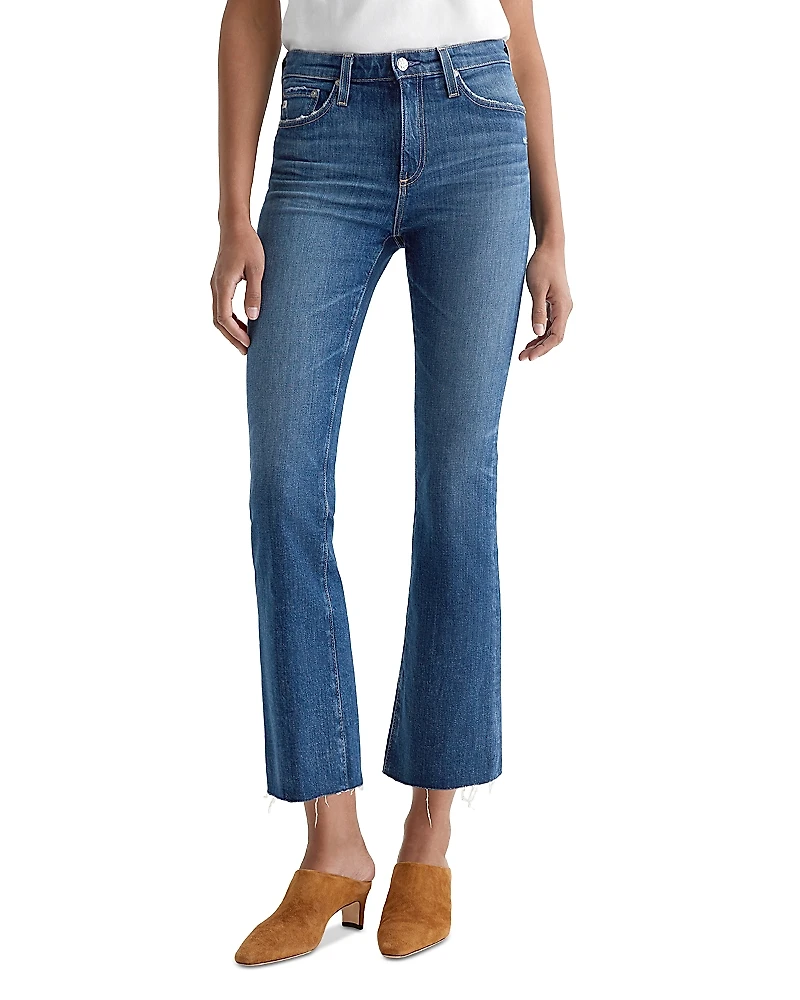 Ag High Rise Ankle Flare Jeans
