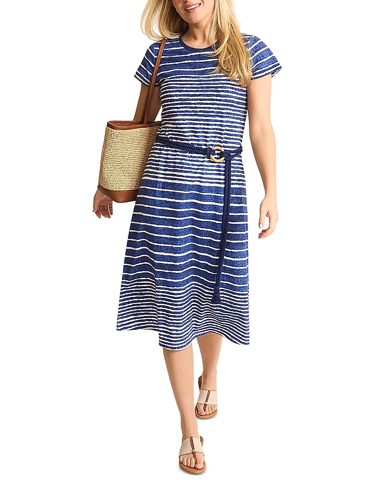 Tommy Bahama Coastal Chalet Short Sleeve Midi Dress