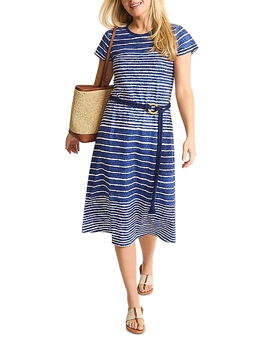 Tommy Bahama Coastal Chalet Short Sleeve Midi Dress