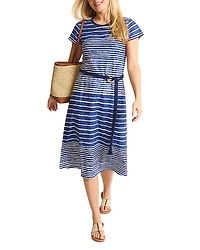 Tommy Bahama Coastal Chalet Short Sleeve Midi Dress