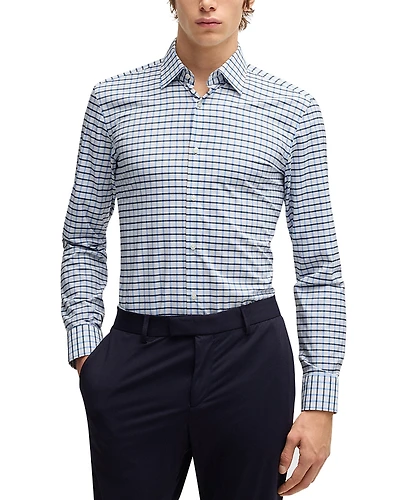 Boss Hank Kent Slim Fit Button Front Shirt