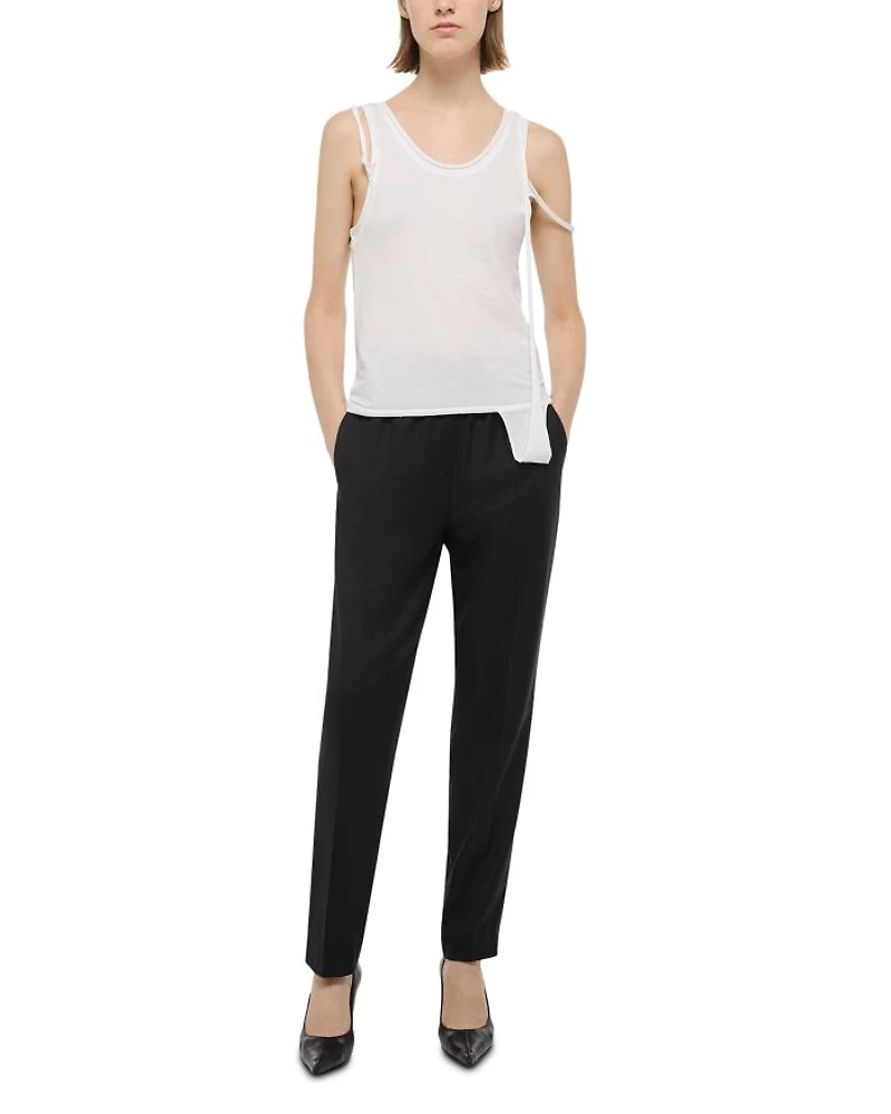 Wool Tapered Pants