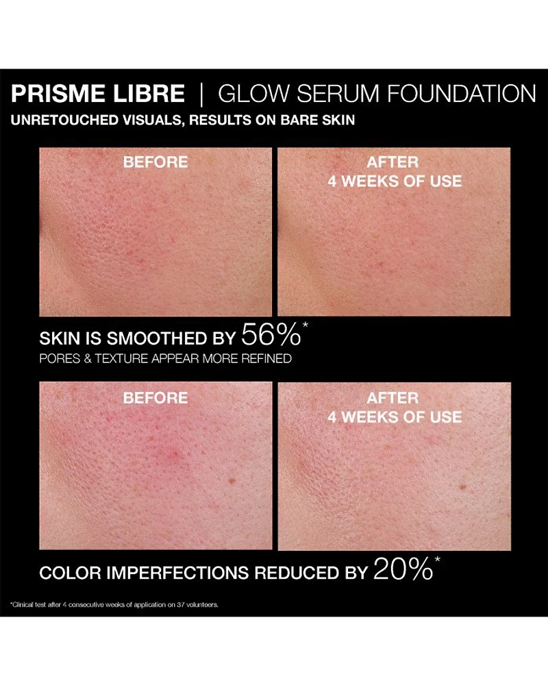 Prisme Libre Glow Serum Blurring & Hydrating Foundation 1 oz.