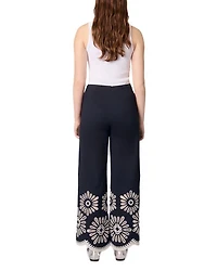 Crochet Detail Trousers