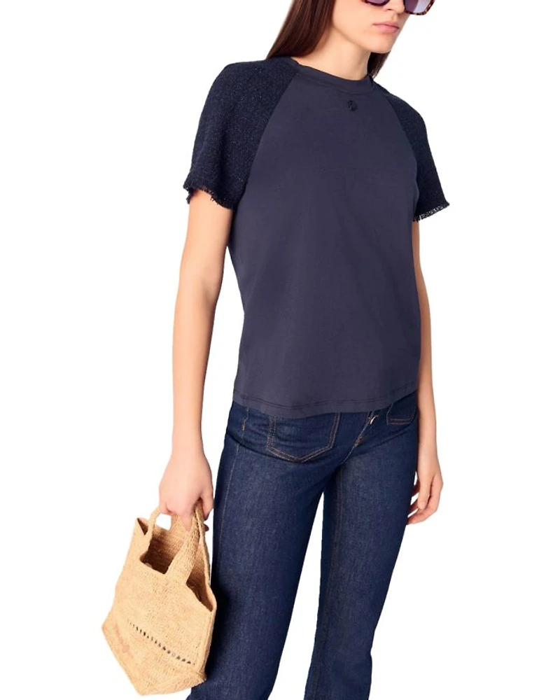 Tweed Short Sleeved Tee