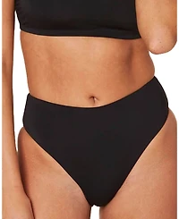 Andie Women's 90s High Waisted Cheeky Bikini Bottom