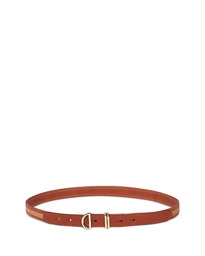 Frame Leather Crescent Belt