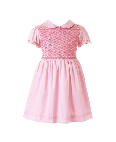 Rachel Riley Girls' Bow Smocked Dress - Little Kid, Big Kid