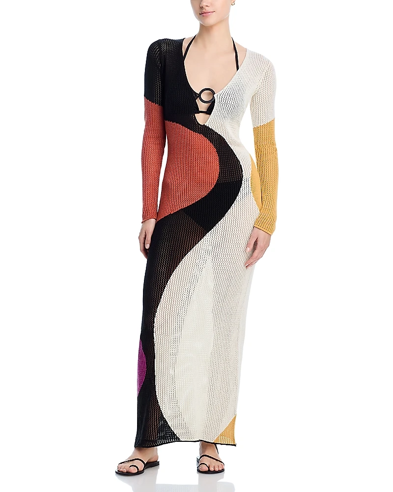 Cala de la Cruz Magna Swim Cover-Up Dress