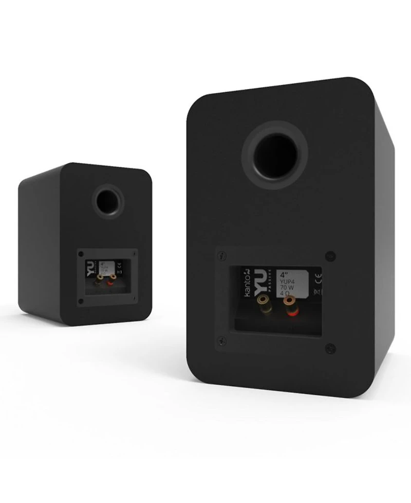 YUP4 Passive Bookshelf Speakers with 1" Silk Dome Tweeter & 4" Kevlar Woofer - Pair