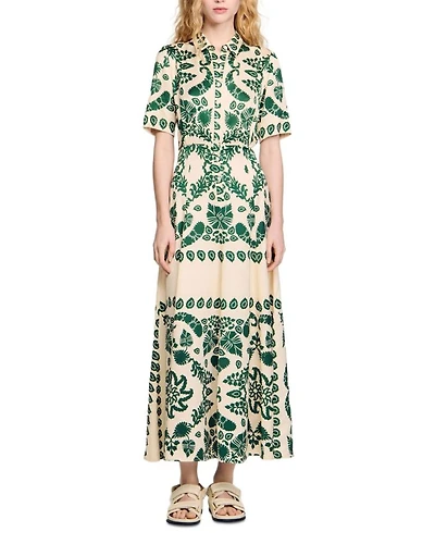 Floral Print Maxi Dress