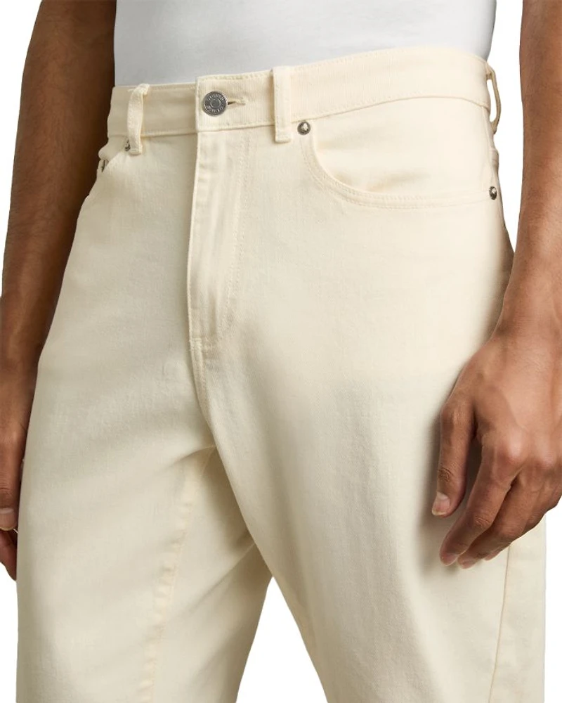 Rathbone Cropped Relaxed Fit Jeans White