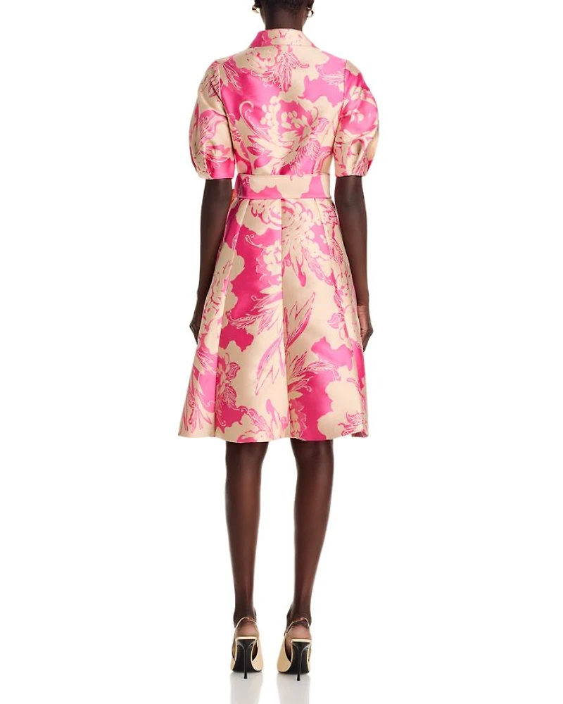Floral Embossed Dress