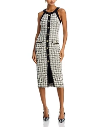 Black Halo Aura Midi Dress