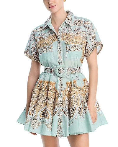 Hemant and Nandita Belted Mini Dress