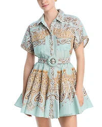 Hemant and Nandita Belted Mini Dress