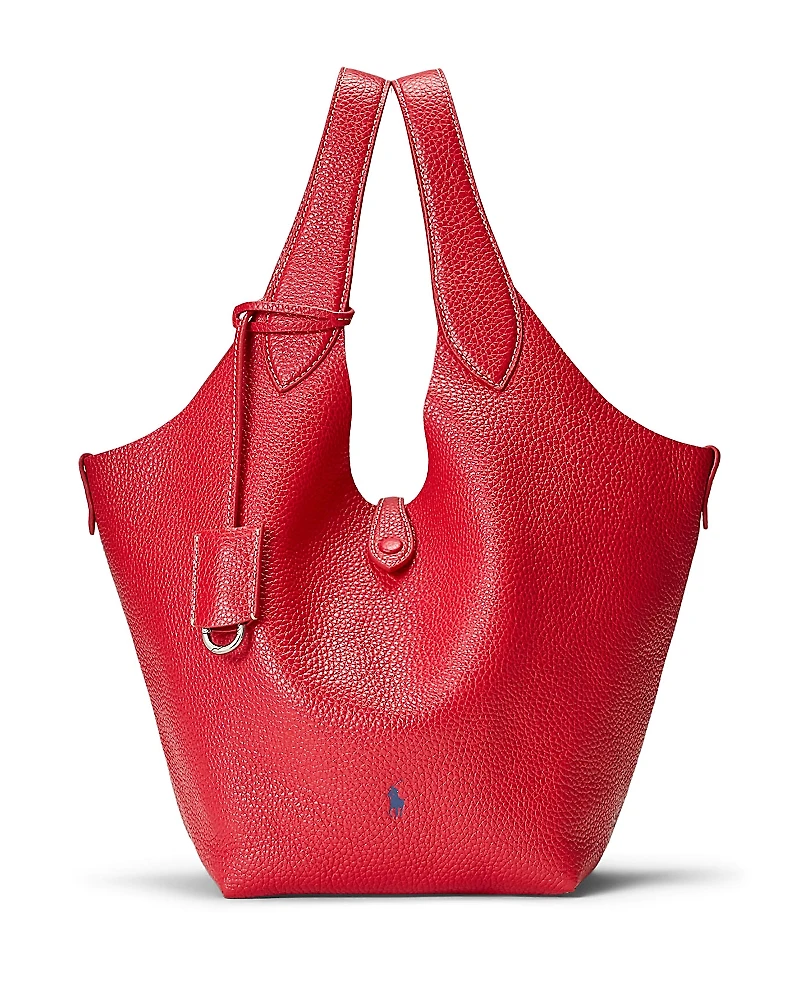 Polo Ralph Lauren Polo Play Medium Leather Tote