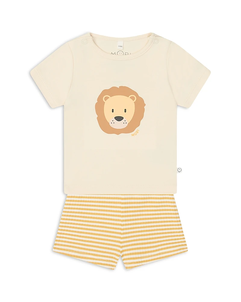 Mori Unisex Tee & Shorts Pajama Set - Baby