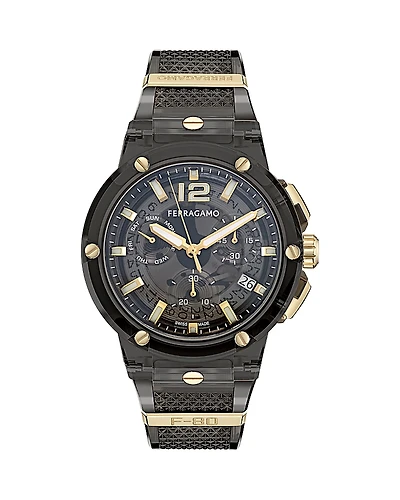 Ferragamo F-80 Translucent Chronograph, 44mm