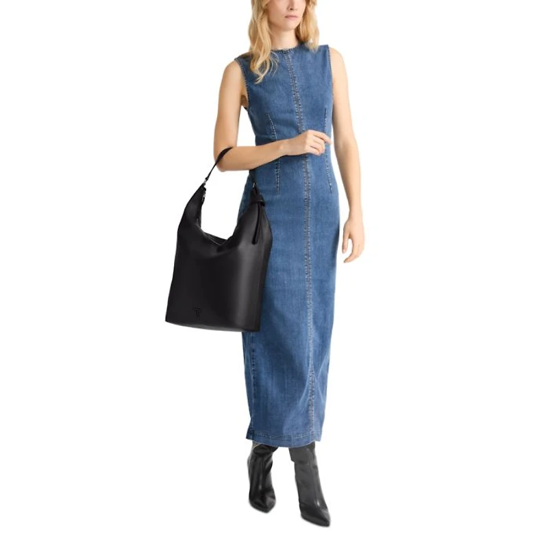 Voyageur Evora Large Leather Hobo Tote Bag