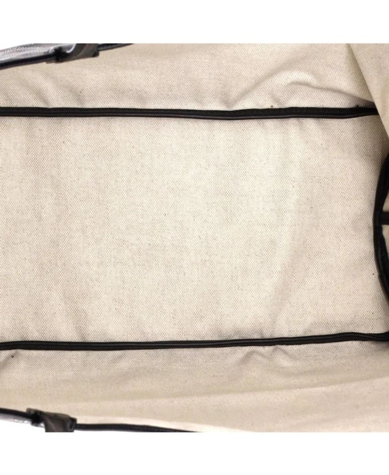 PM Saint Louis Tote Claire Voie Coated Canvas