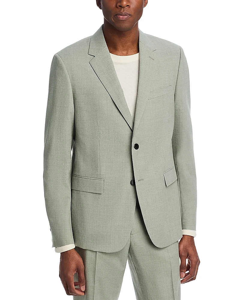 Theory Chambers Melange Solid Slim Fit Suit Jacket
